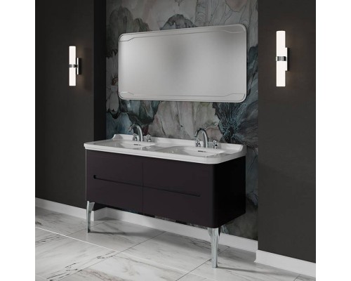 Kerasan Waldorf Комплект подвесной мебели 150см, с 4 ящиками, цвет:черный матовый. 4143K1bi/cr*1, 925431 Kerasan Waldorf Комплект подвесной мебели 150см, с 4 ящиками, цвет:черный матовый. 4143K1bi/cr*1, 925431