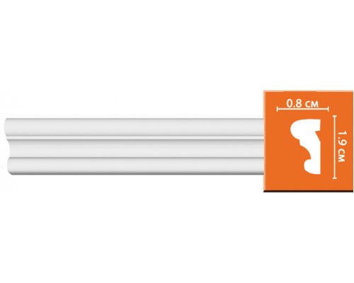Молдинг гладкий DECOMASTER 97100 (19*8*2400мм)