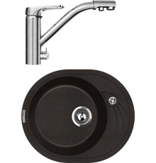 Комплект Мойка кухонная Lava E1.LAV + Смеситель SG05 CR chrome