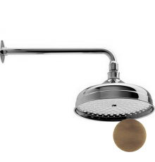 CISAL Shower Верхний душ D210 мм Easy Clean с настенным держателем L270 мм, цвет: бронза. DS01340127 Акция