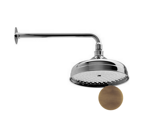 CISAL Shower Верхний душ D210 мм Easy Clean с настенным держателем L270 мм, цвет: бронза. DS01340127 Акция CISAL Shower Верхний душ D210 мм Easy Clean с настенным держателем L270 мм, цвет: бронза. DS01340127 Акция