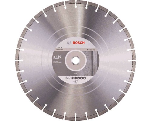 Круг алмазный Bosch Ф450х25,4 Bf Concrete (660) Круг алмазный Bosch Ф450х25,4 Bf Concrete (660)