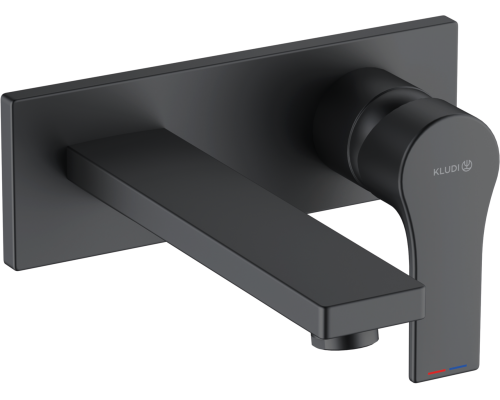 Смеситель для раковины Kludi Zenta SL 482473965 С ВНУТРЕННЕЙ ЧАСТЬЮ матовый черный