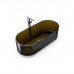 Knief Ellipse shape Ванна отдельностоящая 170x75x56см., из полимерного материала, цвет: Pyrit # 030. 70003030