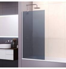 Шторка на ванну RGW SC-150 70 см, профиль хром, стекло серое