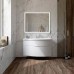 Kerama Marazzi Riva Раковина 100.7х48х15см., накладная, мебельная, с крепежом, правая, 1 отв., с переливом, цвет: белый глянцевый