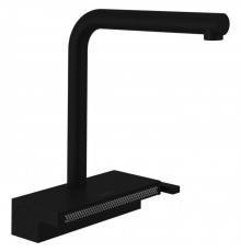 Hansgrohe Aquno Select M81 Смеситель для кухни, 1 отв., цвет: черный матовый. 73830670