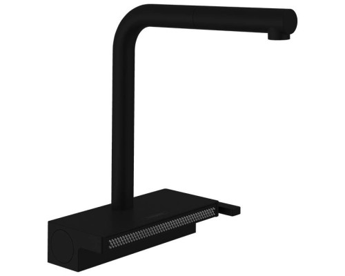 Hansgrohe Aquno Select M81 Смеситель для кухни, 1 отв., цвет: черный матовый. 73830670 Hansgrohe Aquno Select M81 Смеситель для кухни, 1 отв., цвет: черный матовый. 73830670