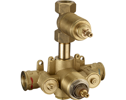 CISAL Встраиваемая часть термостатического смесителя 1/2 с запорным вентилем, ZA00930004. ZA00930004