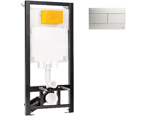 Система инсталляции для унитазов OLI 80 ECO Sanitarblock mechanic 3 в 1 с кнопкой смыва Система инсталляции для унитазов OLI 80 ECO Sanitarblock mechanic 3 в 1 с кнопкой смыва