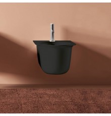 Artceram Chic Биде подвесное 38х53см., с 1 отв., цвет: черный матовый. CHB001 17 00