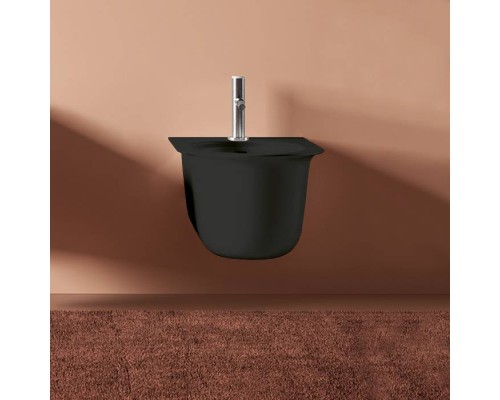 Artceram Chic Биде подвесное 38х53см., с 1 отв., цвет: черный матовый. CHB001 17 00 Artceram Chic Биде подвесное 38х53см., с 1 отв., цвет: черный матовый. CHB001 17 00