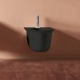 Artceram Chic Биде подвесное 38х53см., с 1 отв., цвет: черный матовый. CHB001 17 00