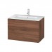 Duravit L-Cube Тумба с раковиной 82х48.1см, подвесная, цвет: орех натуральный. 2336830000, LC624107979