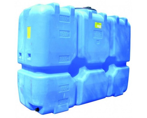 Бак для воды АНИОН Танк 2000 л с фланцем и крышкой с клапанами, со сливом Т2000ФК2З (Т2000ФК2З)