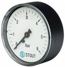 Манометр аксиальный STOUT 63 мм (SIM-0009-630608)