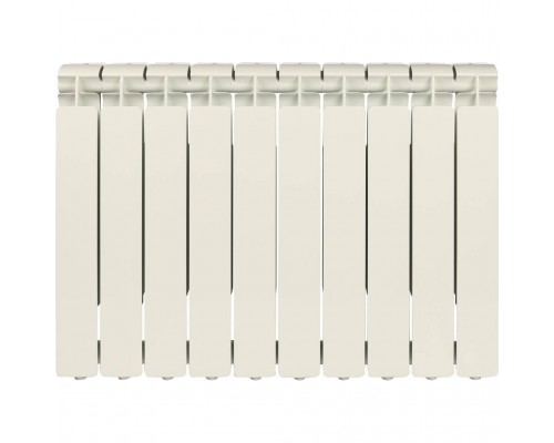 Радиатор алюминиевый STOUT Bravo 500 10 секций боковое подключение RAL9010 SRA-0110-050010 (SRA-0110-050010)