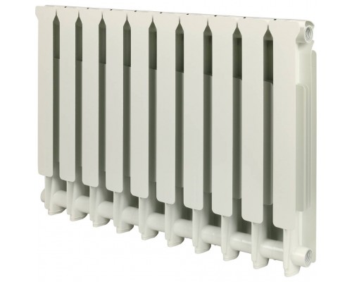 Радиатор алюминиевый STOUT Bravo 500 10 секций боковое подключение RAL9010 SRA-0110-050010 (SRA-0110-050010)