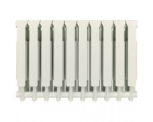 Радиатор алюминиевый STOUT Bravo 500 10 секций боковое подключение RAL9010 SRA-0110-050010 (SRA-0110-050010)