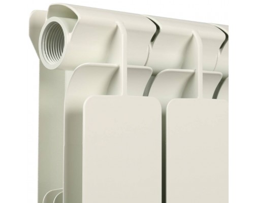 Радиатор алюминиевый STOUT Bravo 500 10 секций боковое подключение RAL9010 SRA-0110-050010 (SRA-0110-050010)