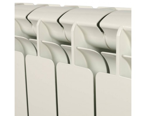 Радиатор алюминиевый STOUT Bravo 500 10 секций боковое подключение RAL9010 SRA-0110-050010 (SRA-0110-050010)