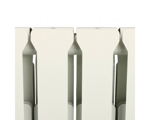 Радиатор алюминиевый STOUT Bravo 500 10 секций боковое подключение RAL9010 SRA-0110-050010 (SRA-0110-050010)