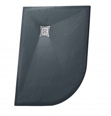 Душевой поддон асимметричный RGW ST/AR-G Графит  900x1200
