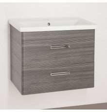 Тумба с раковиной Style Line Лотос 70 Plus подвесная, шелк зебрано