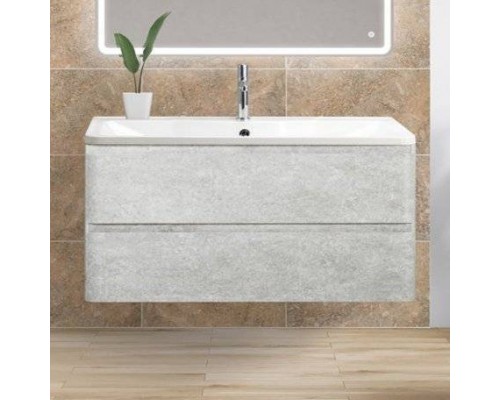 Тумба под раковину BelBagno Albano 80 подвесная, cemento verona grigio
