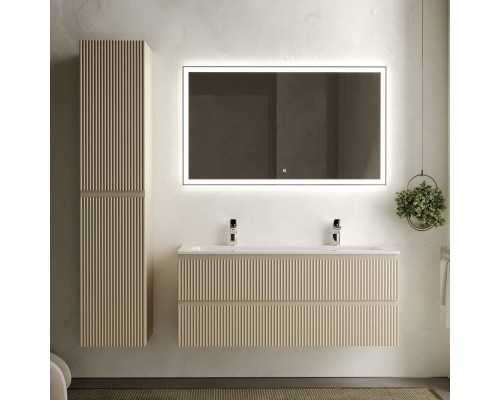 Мебель для ванной комнаты Sancos Snob R 120 см, beige soft, раковина CN7016