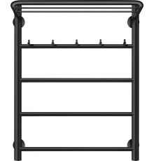 Полотенцесушитель электрический Secado Триада 1 КСП 60x50, черный, L