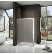 Душевой уголок Good Door Latte WTW+SP-G-WE 130x90 + очиститель для стекол