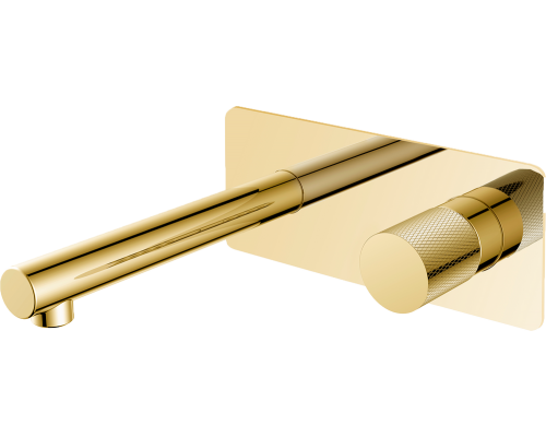 Смеситель для раковины Boheme Stick 125-GG.2 С ВНУТРЕННЕЙ ЧАСТЬЮ, gold, touch gold