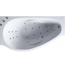 Ванна из искусственного камня Эстет Грация ФР-00010028 премиум L 170x95 см, угловая, с гидромассажем, с каркасом, асимметричная