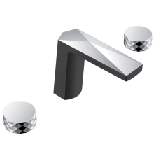 Смеситель для раковины Boheme Venturo 150-BCR-DIAMOND черный, хром