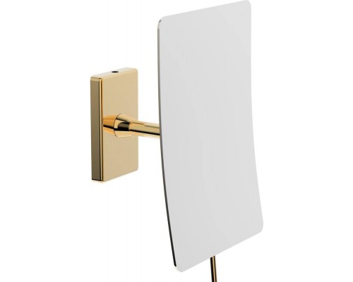 Косметическое зеркало Boheme 506-G без подсветки, поворотное, gold