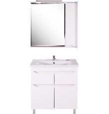 Мебель для ванной комнаты ASB-Mebel Бари 80-2.2 белая