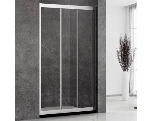 Душевая дверь в нишу Veconi Vianno VN-31 130 см,  профиль хром