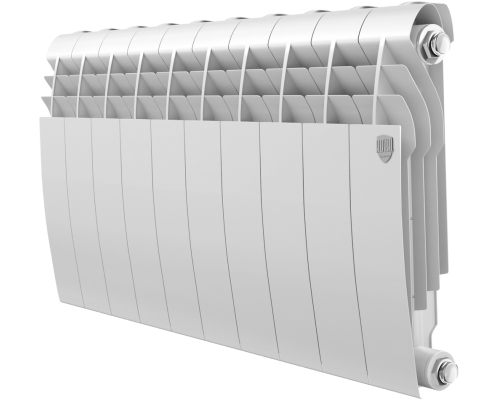 Радиатор биметаллический Royal Thermo BiLiner 10 секций, bianco traffico