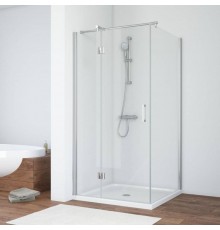 Душевой уголок Vegas Glass AFP-Fis TUR NOVO h1890 80 08 01 L профиль глянцевый хром, стекло прозрачное