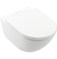 Унитаз подвесной Villeroy   Boch Subway 3.0 4670TSR1 alpin, ceramicplus, сиденье с микролифтом