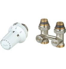 Узел нижнего подключения Danfoss 013G2239 с термостатом, прямой, универсальный