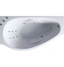 Ванна из искусственного камня Эстет Грация ФР-00010027 стандарт L 170x95 см, угловая, с гидромассажем, с каркасом, асимметричная