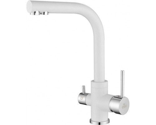 Смеситель для кухни Paulmark Essen Es213011-431 белый матовый