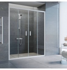 Душевая дверь в нишу Vegas Glass Z2P 200 01 01 профиль белый, стекло прозрачное