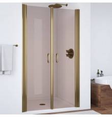 Душевая дверь в нишу Vegas Glass E2P 95 05 05 профиль бронза, стекло бронза