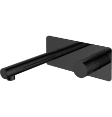 Смеситель для раковины Boheme Stick 125-BB С ВНУТРЕННЕЙ ЧАСТЬЮ, diamond black