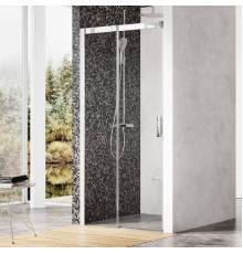 Душевая дверь в нишу Ravak Matrix MSD2-100 L Transparent, профиль хром + защитное средство
