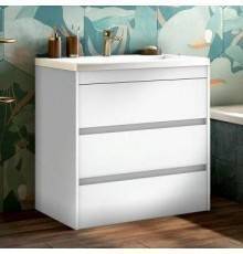 Тумба под раковину Art Max Family 75, напольная, Bianco Lucido