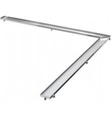 Решетка TECE Drainline TECEdrainline Plate 6 110 70 100х100 см под плитку угловая
